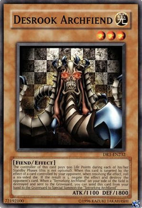 Desrook Archfiend (Common / Short Print) [DR1-EN232] Dark Revelation Volume 1 Unlimited