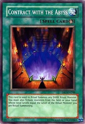 Contract with the Abyss (Common / Short Print) [DR1-EN248] Dark Revelation Volume 1 Unlimited