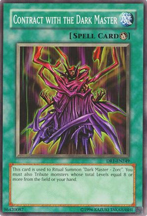 Contract with the Dark Master (Common / Short Print) [DR1-EN249] Dark Revelation Volume 1 Unlimited