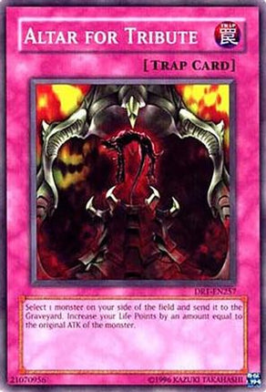 Altar for Tribute (Common / Short Print) [DR1-EN257] Dark Revelation Volume 1 Unlimited