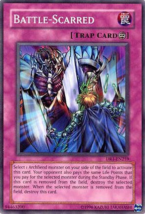 Battle-Scarred (Common / Short Print) [DR1-EN259] Dark Revelation Volume 1 Unlimited