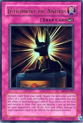 Judgment of Anubis (Ultra Rare) [DR1-EN267] Dark Revelation Volume 1 1st Edition - Ultimate