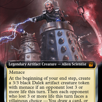 Davros, Dalek Creator (Extended Art) [Doctor Who] Surge Foil