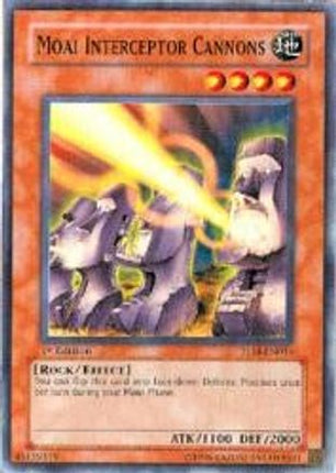 Moai Interceptor Cannons (Common / Short Print) [TLM-EN014] The Lost Millennium 1st Edition