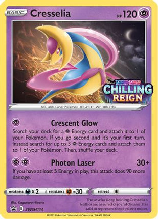 Cresselia - SWSH114 (Prerelease) - SWSH114/null [SWSH: Sword & Shield Promo Cards] Holofoil