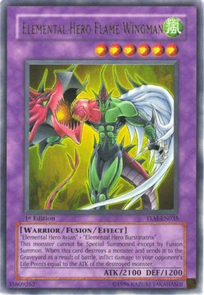 Elemental HERO Flame Wingman (Ultra Rare) [TLM-EN035] The Lost Millennium Unlimited