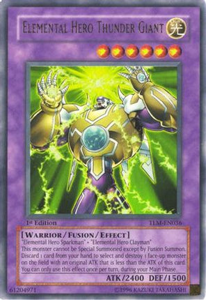 Elemental HERO Thunder Giant (Ultra Rare) [TLM-EN036] The Lost Millennium Unlimited