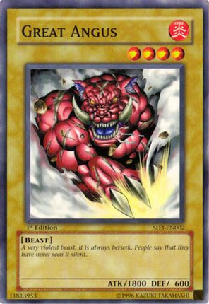 Great Angus (Common / Short Print) [SD3-EN002] Structure Deck: Blaze of Destruction 1st Edition