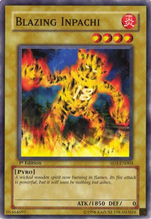 Blazing Inpachi (Common / Short Print) [SD3-EN003] Structure Deck: Blaze of Destruction 1st Edition
