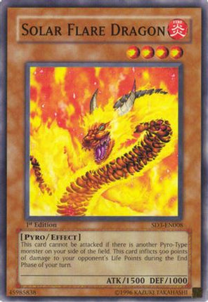 Solar Flare Dragon (Common / Short Print) [SD3-EN008] Structure Deck: Blaze of Destruction 1st Edition