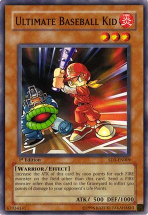 Ultimate Baseball Kid (Common / Short Print) [SD3-EN009] Structure Deck: Blaze of Destruction 1st Edition