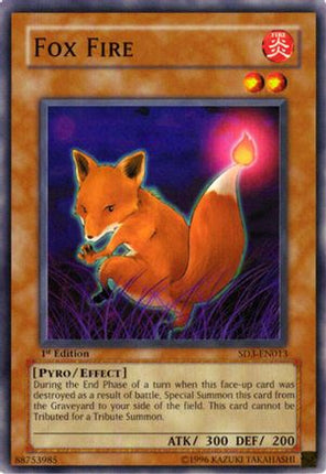 Fox Fire (Common / Short Print) [SD3-EN013] Structure Deck: Blaze of Destruction 1st Edition
