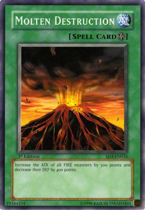 Molten Destruction (Common / Short Print) [SD3-EN016] Structure Deck: Blaze of Destruction 1st Edition