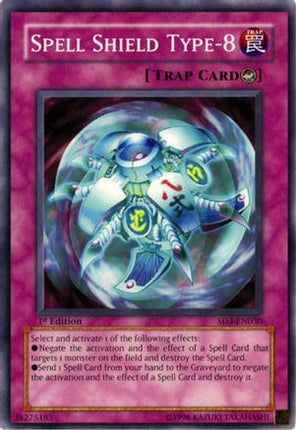 Spell Shield Type-8 (Common / Short Print) [SD3-EN030] Structure Deck: Blaze of Destruction 1st Edition