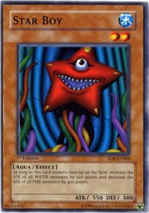 Star Boy (Common / Short Print) [SD4-EN006] Structure Deck: Fury from the Deep 1st Edition