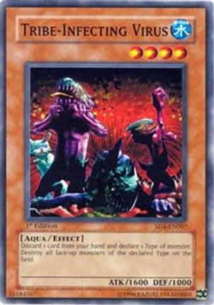 Tribe-Infecting Virus (Common / Short Print) [SD4-EN007] Structure Deck: Fury from the Deep 1st Edition