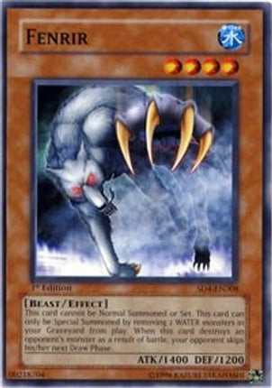 Fenrir (Common / Short Print) [SD4-EN008] Structure Deck: Fury from the Deep 1st Edition