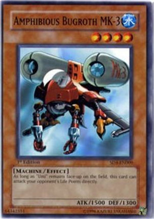 Amphibious Bugroth MK-3 (Common / Short Print) [SD4-EN009] Structure Deck: Fury from the Deep 1st Edition