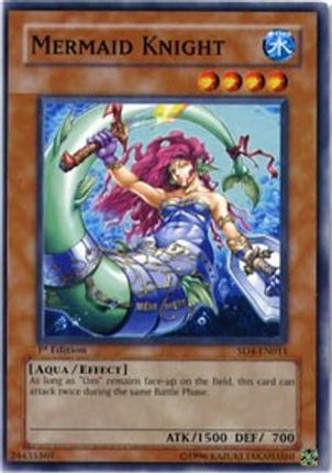 Mermaid Knight (Common / Short Print) [SD4-EN011] Structure Deck: Fury from the Deep 1st Edition