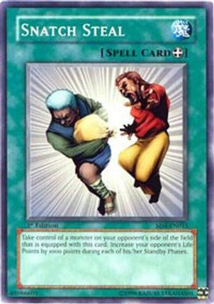 Snatch Steal (Common / Short Print) [SD4-EN015] Structure Deck: Fury from the Deep 1st Edition