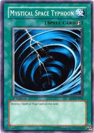Mystical Space Typhoon (Common / Short Print) [SD4-EN016] Structure Deck: Fury from the Deep 1st Edition