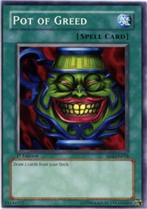 Pot of Greed (Common / Short Print) [SD4-EN018] Structure Deck: Fury from the Deep 1st Edition
