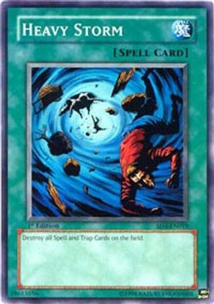 Heavy Storm (Common / Short Print) [SD4-EN019] Structure Deck: Fury from the Deep 1st Edition