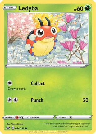 Ledyba - 4/198 [SWSH06: Chilling Reign] Reverse Holofoil