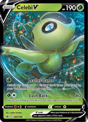 Celebi V - 7/198 [SWSH06: Chilling Reign] Holofoil