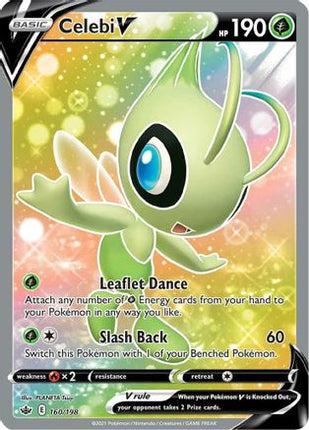 Celebi V (Full Art) - 160/198 [SWSH06: Chilling Reign] Holofoil