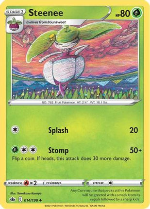 Steenee - 14/198 [SWSH06: Chilling Reign] Reverse Holofoil