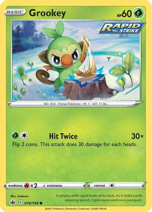 Grookey - 16/198 [SWSH06: Chilling Reign]