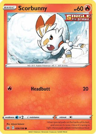 Scorbunny - 26/198 [SWSH06: Chilling Reign]