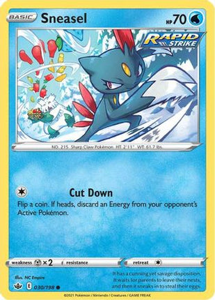 Sneasel - 30/198 [SWSH06: Chilling Reign]
