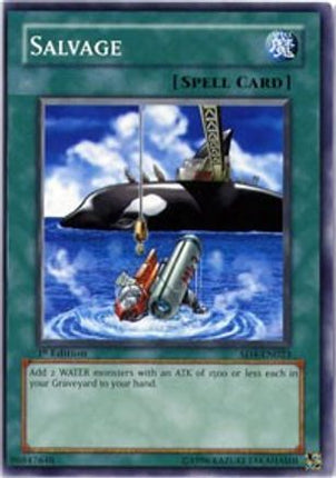 Salvage (Common / Short Print) [SD4-EN023] Structure Deck: Fury from the Deep 1st Edition