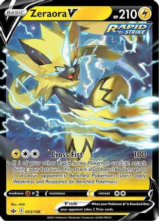 Zeraora V - 53/198 [SWSH06: Chilling Reign] Holofoil