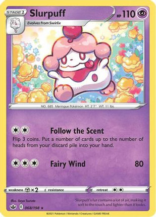 Slurpuff - 68/198 [SWSH06: Chilling Reign] Reverse Holofoil