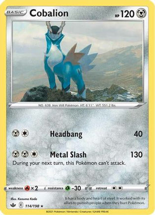 Cobalion - 114/198 [SWSH06: Chilling Reign] Holofoil