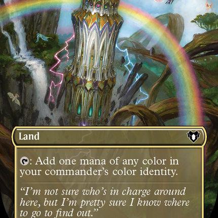 Command Tower (Borderless) [Commander Masters]