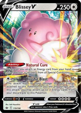 Blissey V - 119/198 [SWSH06: Chilling Reign] Holofoil