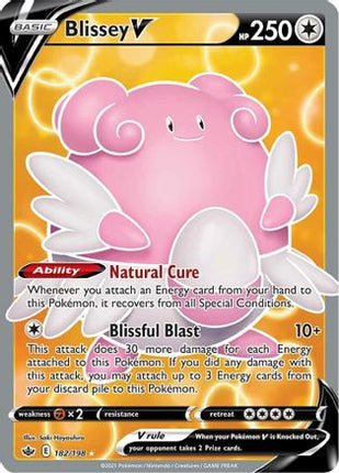 Blissey V (Full Art) - 182/198 [SWSH06: Chilling Reign] Holofoil