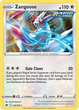 Zangoose - 120/198 [SWSH06: Chilling Reign] Reverse Holofoil