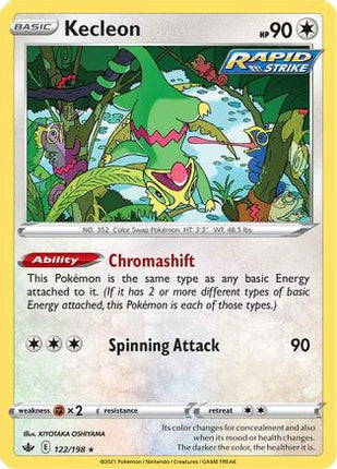Kecleon - 122/198 [SWSH06: Chilling Reign] Reverse Holofoil