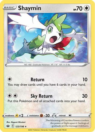 Shaymin - 123/198 [SWSH06: Chilling Reign] Holofoil