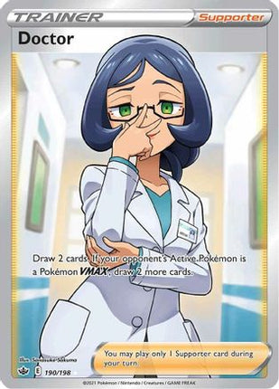Doctor (Full Art) - 190/198 [SWSH06: Chilling Reign] Holofoil