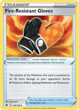 Fire-Resistant Gloves - 138/198 [SWSH06: Chilling Reign]