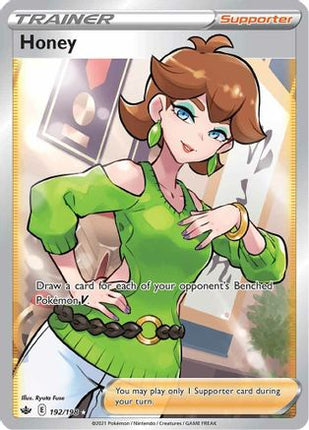 Honey (Full Art) - 192/198 [SWSH06: Chilling Reign] Holofoil