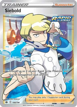 Siebold (Full Art) - 198/198 [SWSH06: Chilling Reign] Holofoil