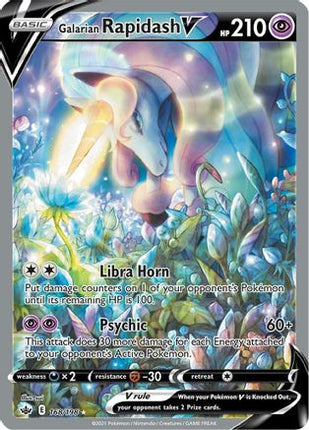 Galarian Rapidash V (Alternate Full Art) - 168/198 [SWSH06: Chilling Reign] Holofoil