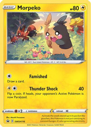 Morpeko - SWSH116 - SWSH116/null [SWSH: Sword & Shield Promo Cards] Holofoil